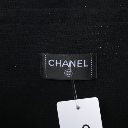 Chanel Terry Cotton CC Beach Tote Towel Set Black 7 of 12