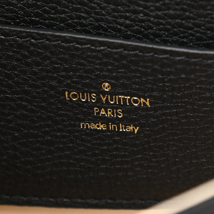 Louis Vuitton Grained Calfskin LV Pont 9 Soft PM Black 6 of 9
