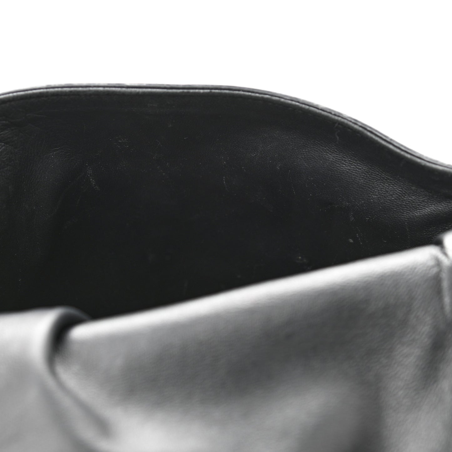 Grained Calfskin Medium Shaded Jennifer Crossbody Bag Brown