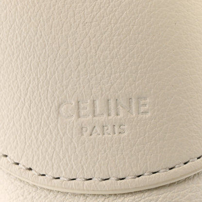 Celine Supple Calfskin Cuir Triomphe Heloise Shoulder Bag White 6 of 15