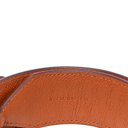 Hermes Epsom 40mm Tressage Shoulder Strap Black Craie Gold 3 of 5