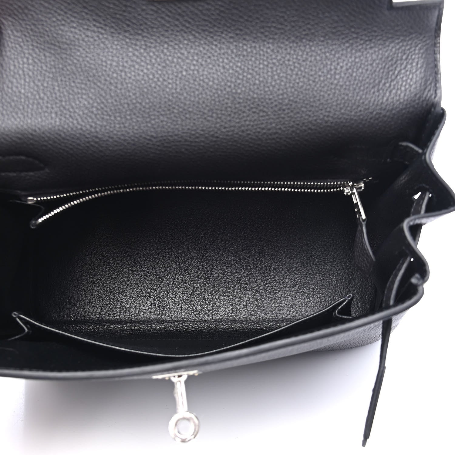 Hermes Togo Kelly Retourne 25 Black 4 of 9