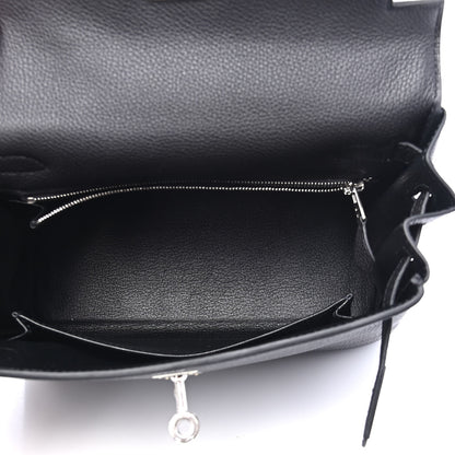 Hermes Togo Kelly Retourne 25 Black 4 of 9