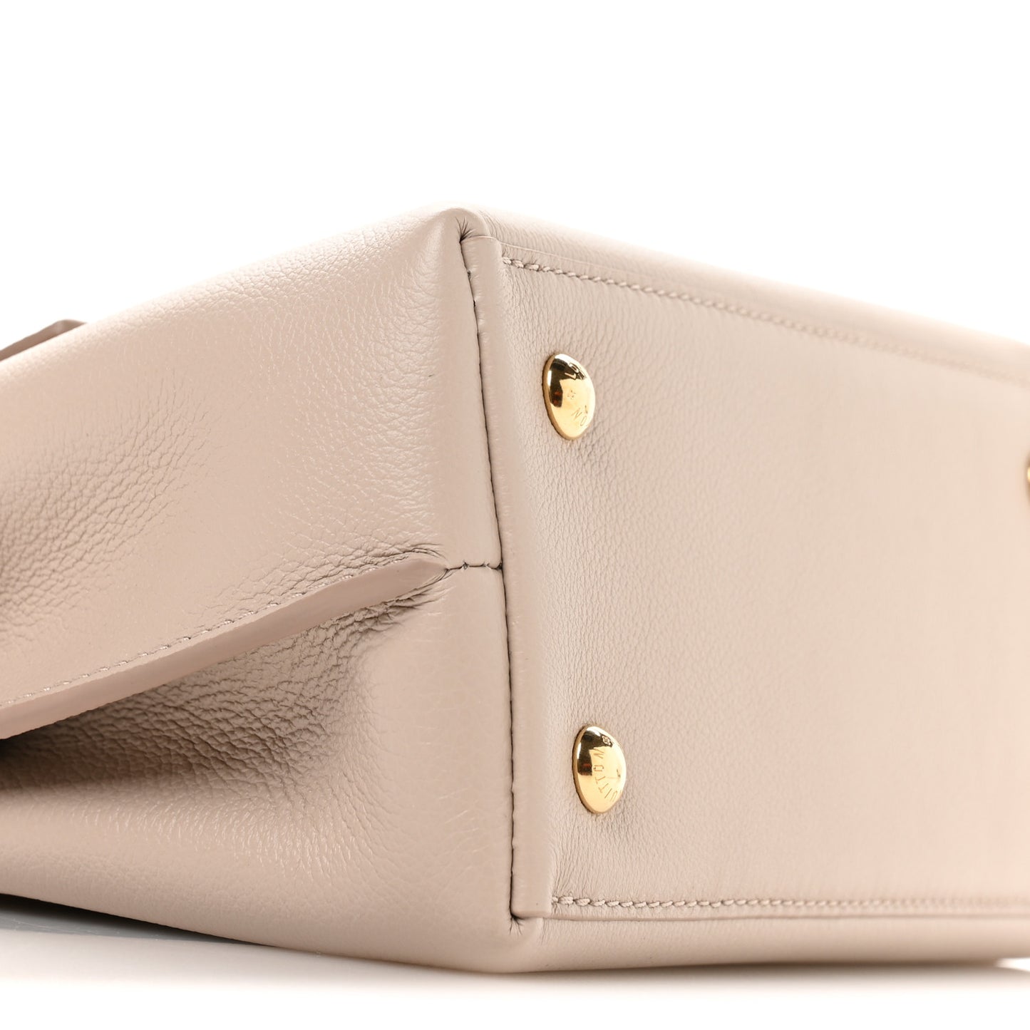 Soft Calfskin Mini Lockme Ever Greige