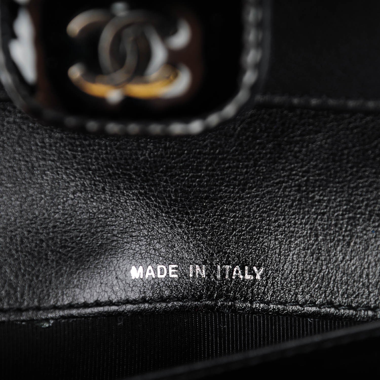 Chanel Patent Calfskin Quilted Large Flap Wallet Black 8 of 9