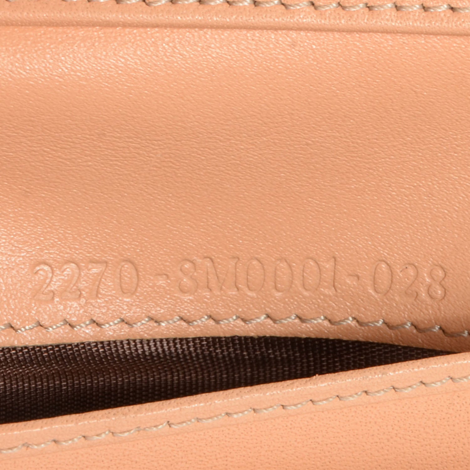 Fendi Zucchino Compact Wallet Tobacco 7 of 7