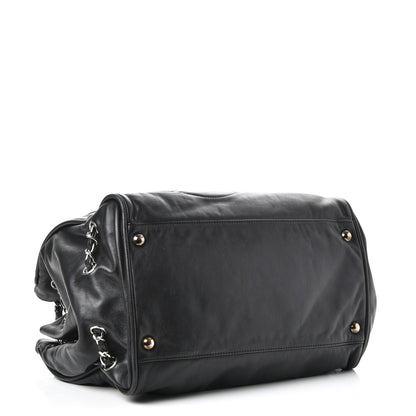 Chanel Calfskin Diagonal Ligne Tote Black 5 of 11