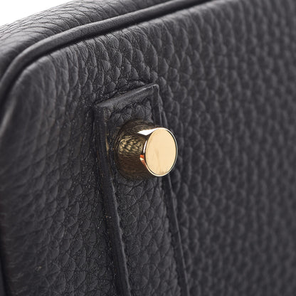 Hermes Togo Birkin 25 Black 27 of 33