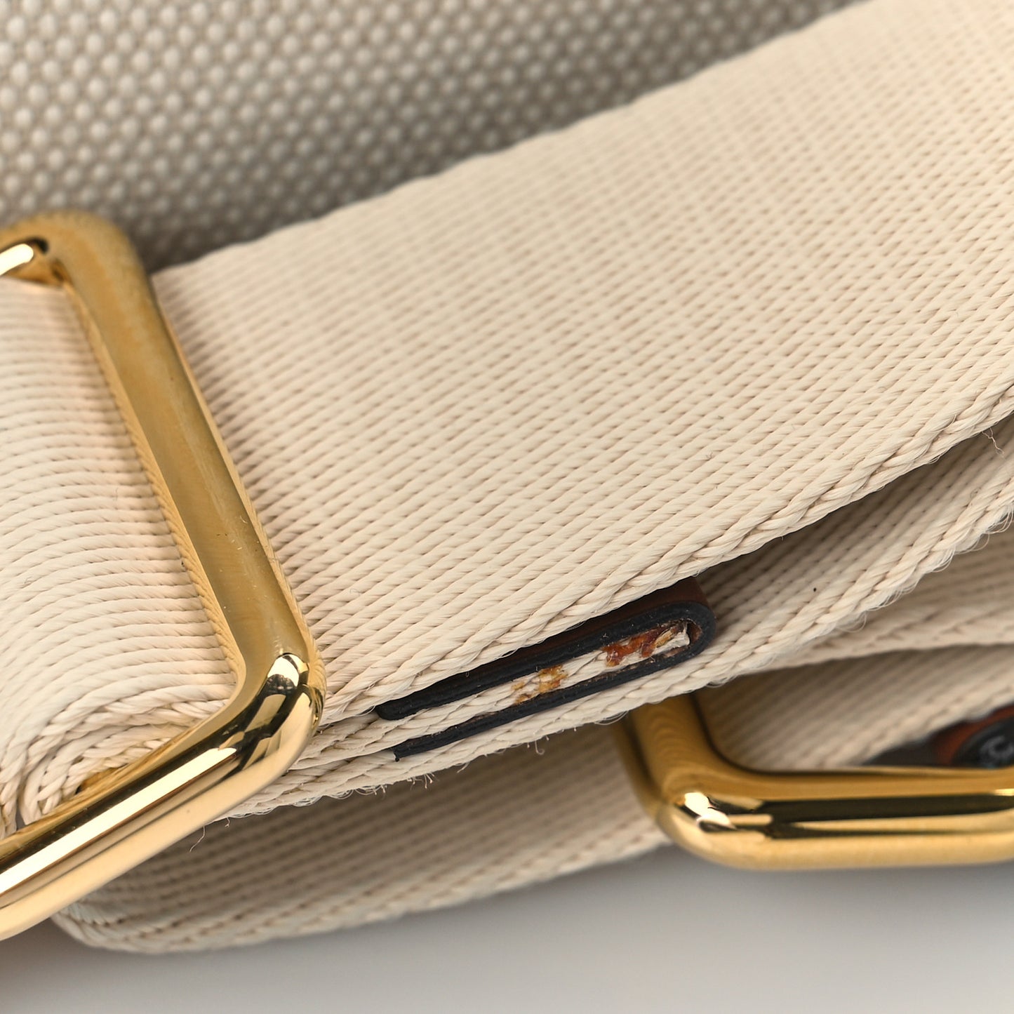 Canvas Horseferry Print Note Crossbody Bag Natural Tan