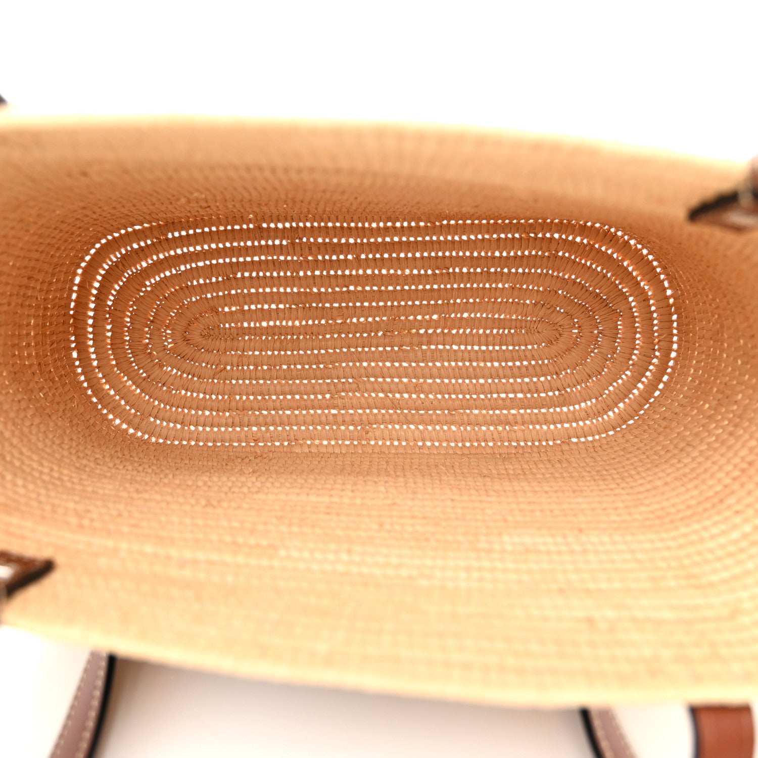 Loewe Raffia Small Square Basket Tote Bag Natural Tan 5 of 10