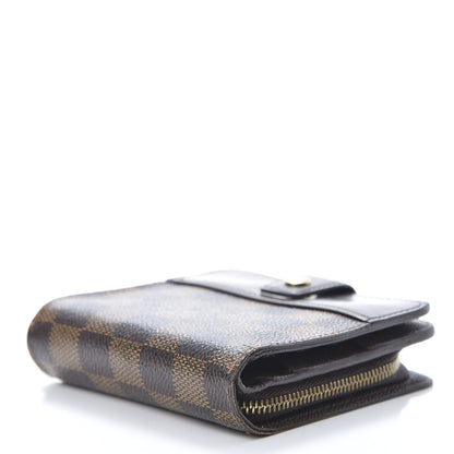 Louis Vuitton Damier Ebene Zippe Zipped Compact Wallet 4 of 13