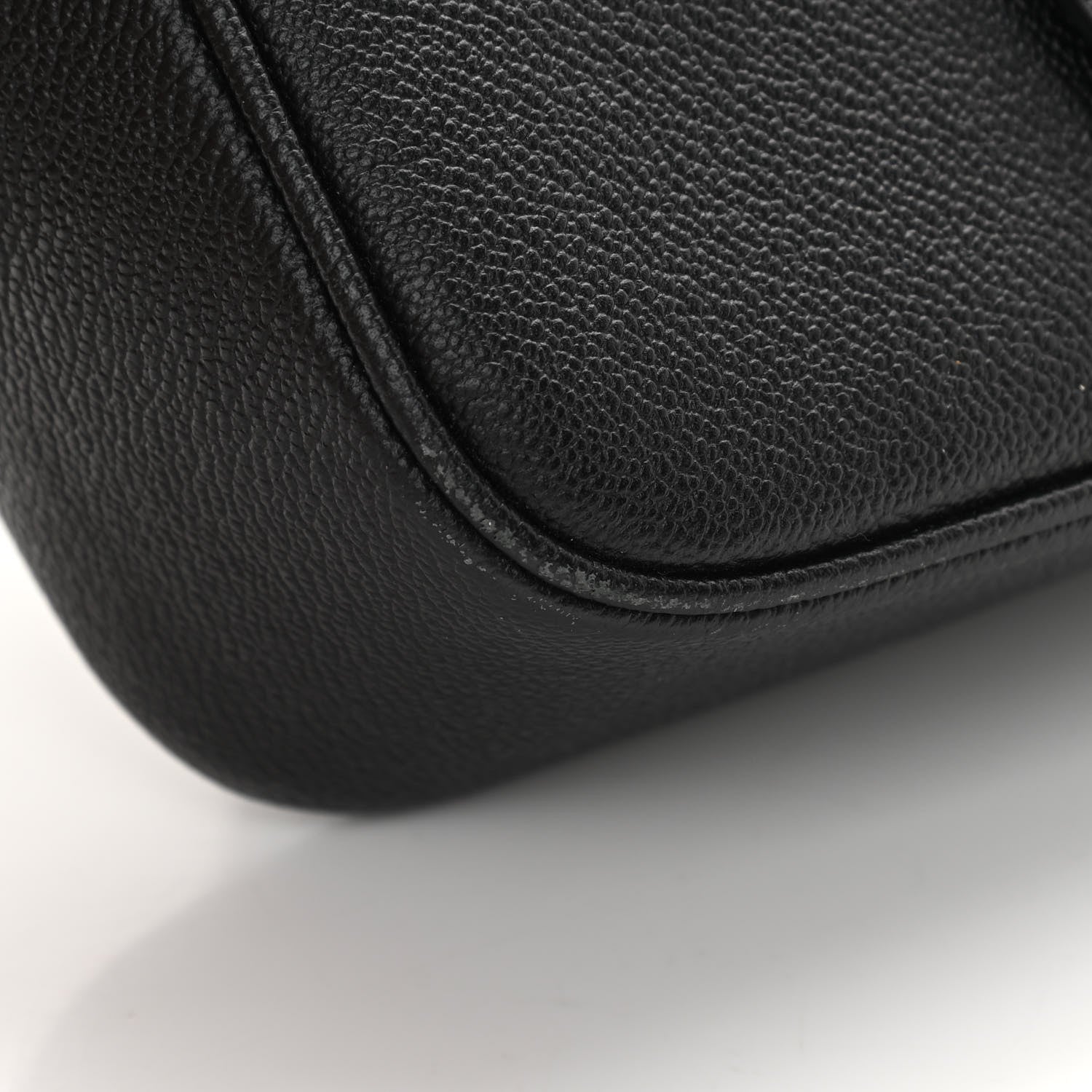 Burberry Soft Grain Calfskin Small Buckle Zip Bag Black 14 of 17