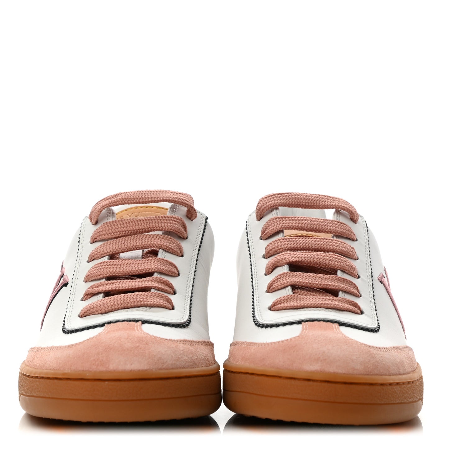 Calfskin Frontrow Sneakers 35 Rose Clair