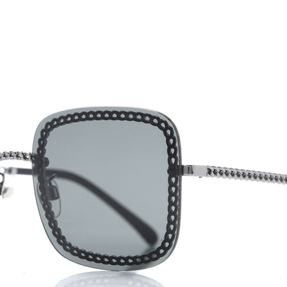 Chanel Chain Square Sunglasses 4244 Black 7 of 8