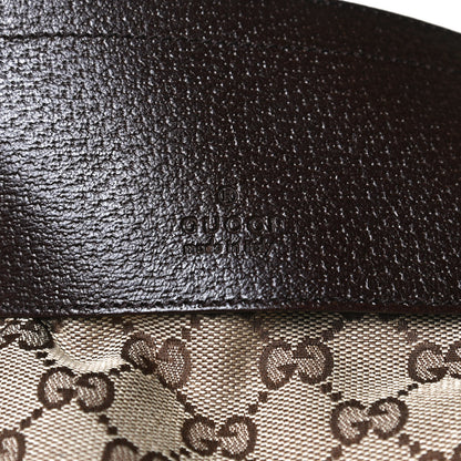Gucci GG Monogram Double Pocket Belt Bag Dark Brown 8 of 11