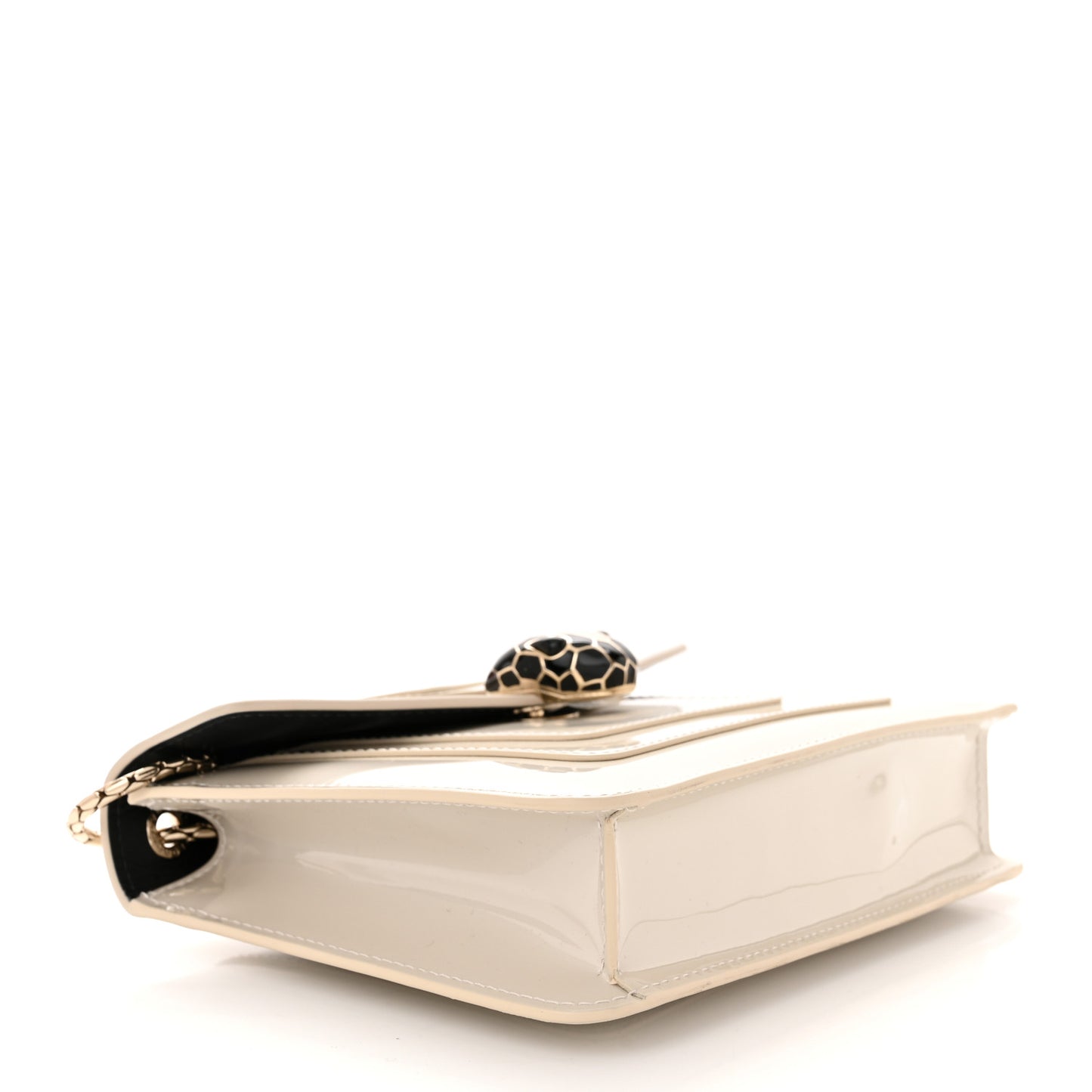 Patent Serpenti Forever Crossbody Bag White