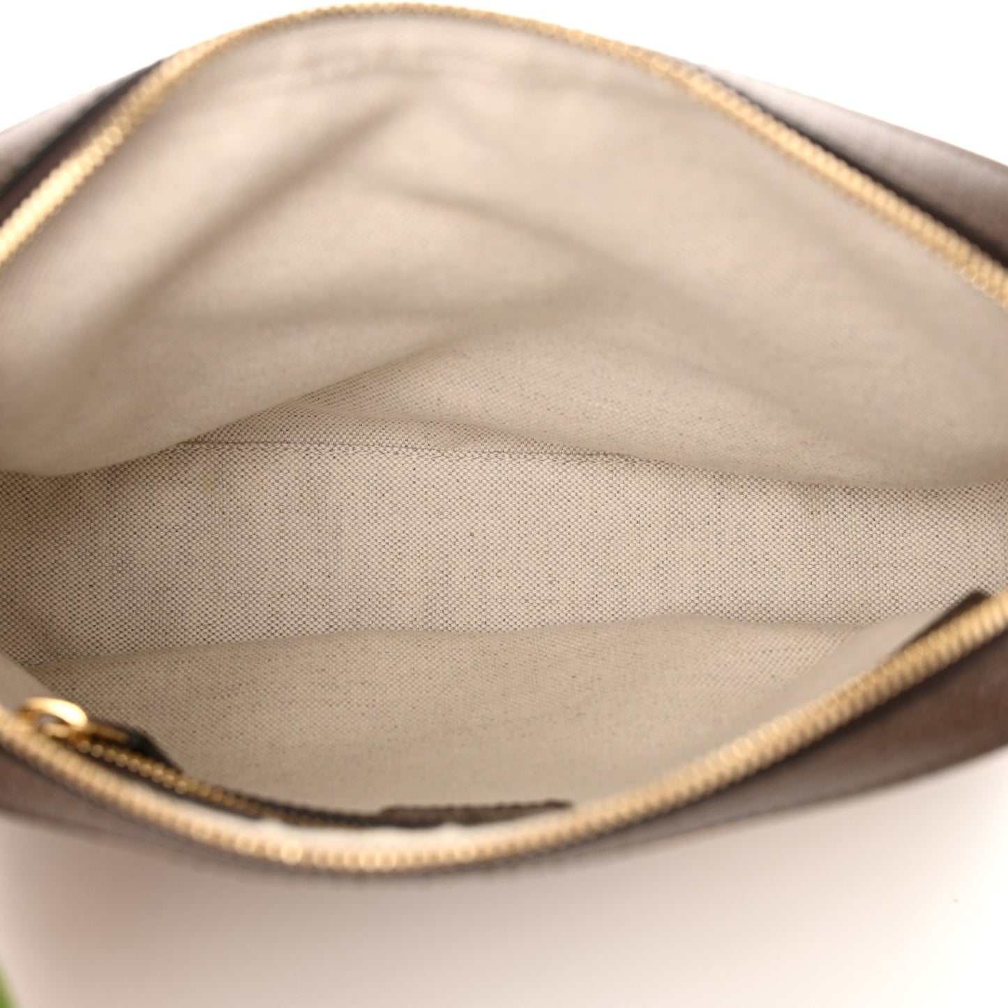 Monogram Jumbo GG Textured Dollar Calfskin Web Messenger Shoulder Bag Camel Ebony New Acero