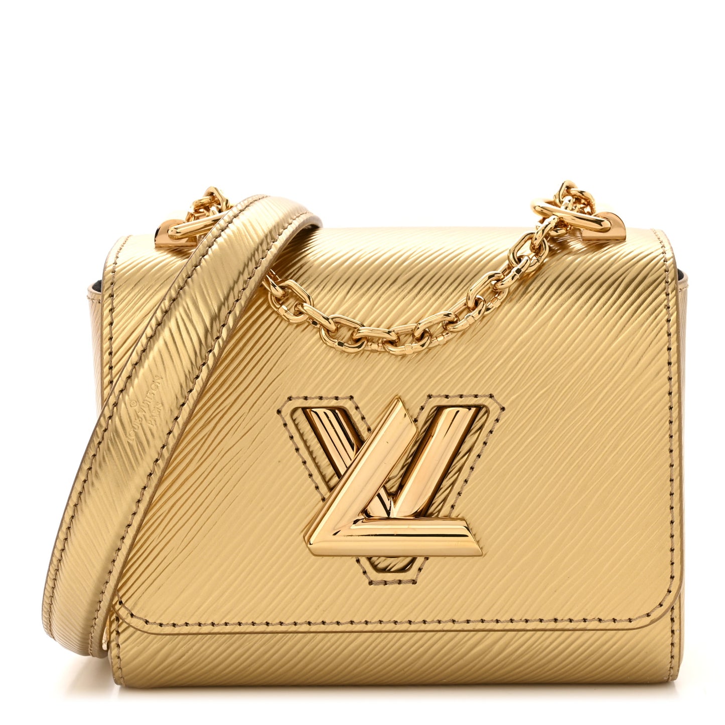 Epi Twist Shoulder Bag Mini Gold