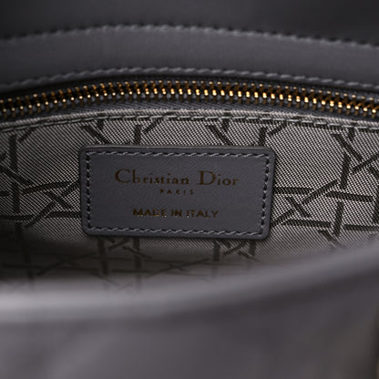 Christian Dior Lambskin Cannage Small My ABCDior Lady Dior Grey 6 of 9