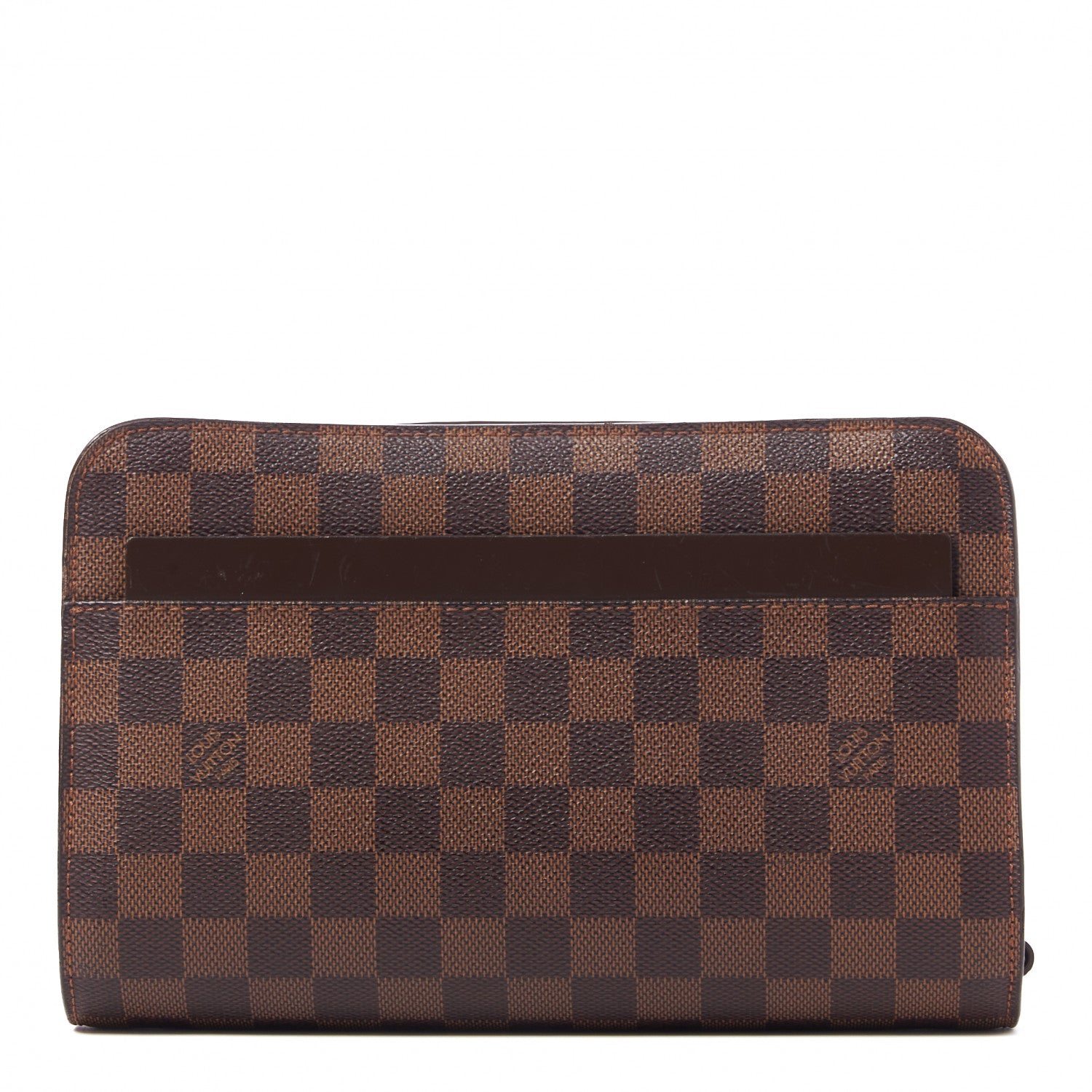 Louis Vuitton Damier Ebene Pochette Saint Louis Clutch 1 of 7