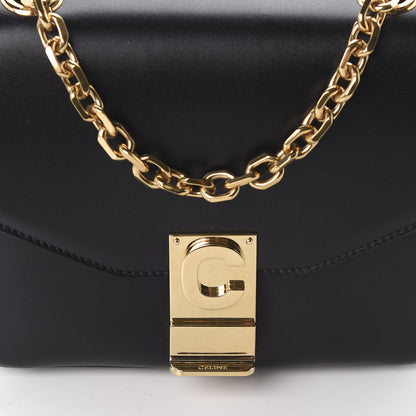 Celine Shiny Calfskin Small C Bag Black 10 of 10