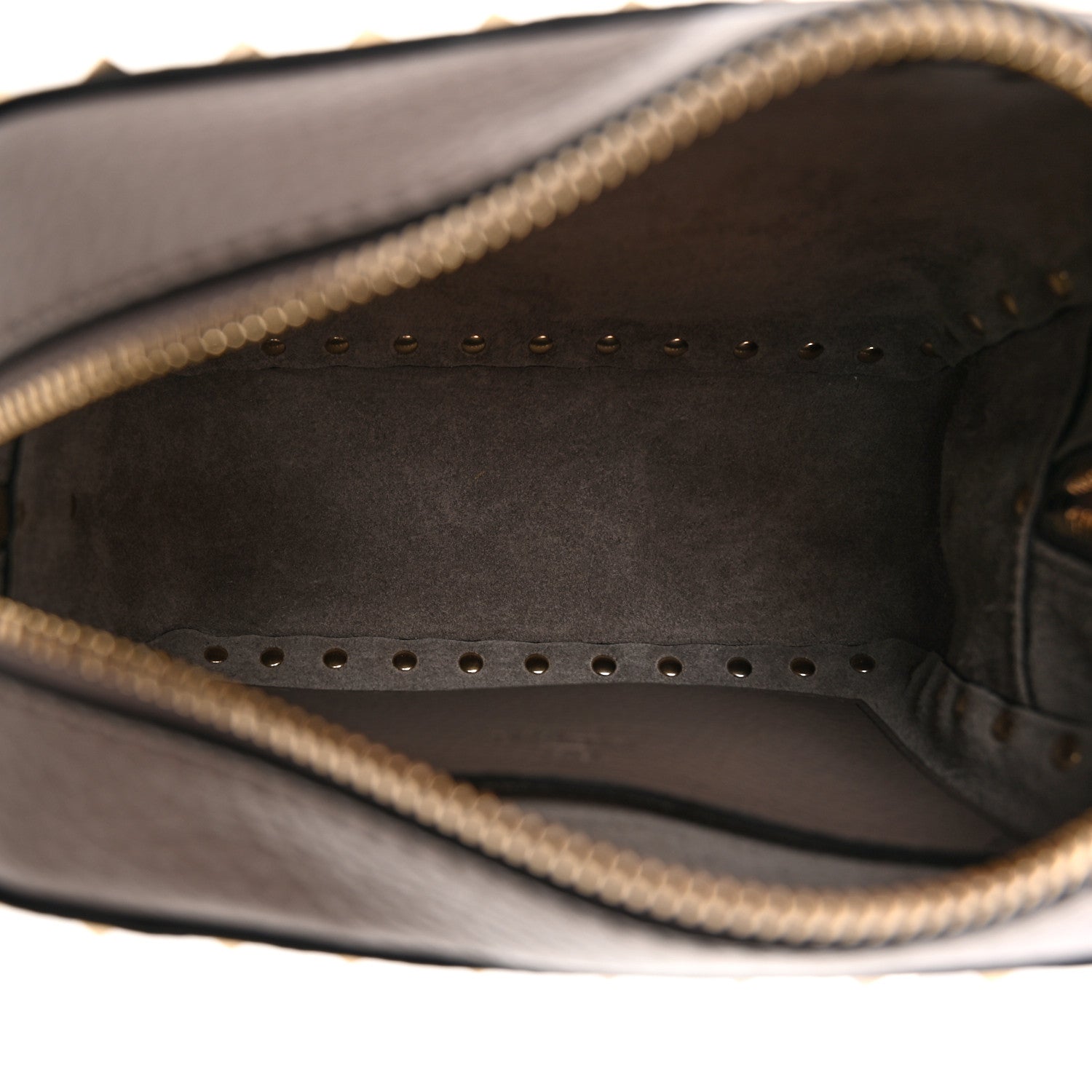 Valentino Garavani Pebbled Calfskin Rockstud Camera Crossbody Bag Poudre 5 of 9