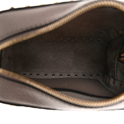 Valentino Garavani Pebbled Calfskin Rockstud Camera Crossbody Bag Poudre 5 of 9