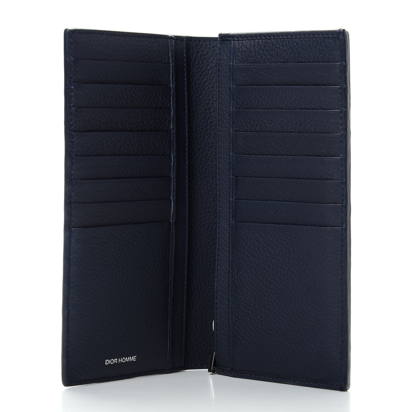 HOMME Calfskin Wallet Blue Red