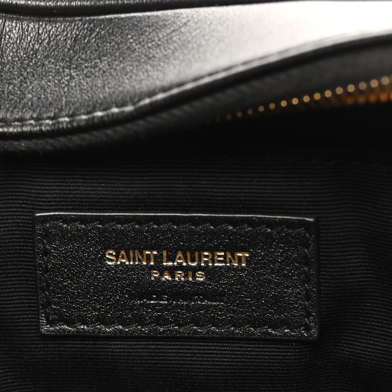 Saint Laurent Calfskin Matelasse Monogram Lou Camera Bag Black 6 of 11