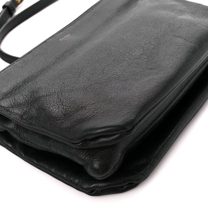 Celine Lambskin Small Trio Crossbody Bag Black 11 of 12