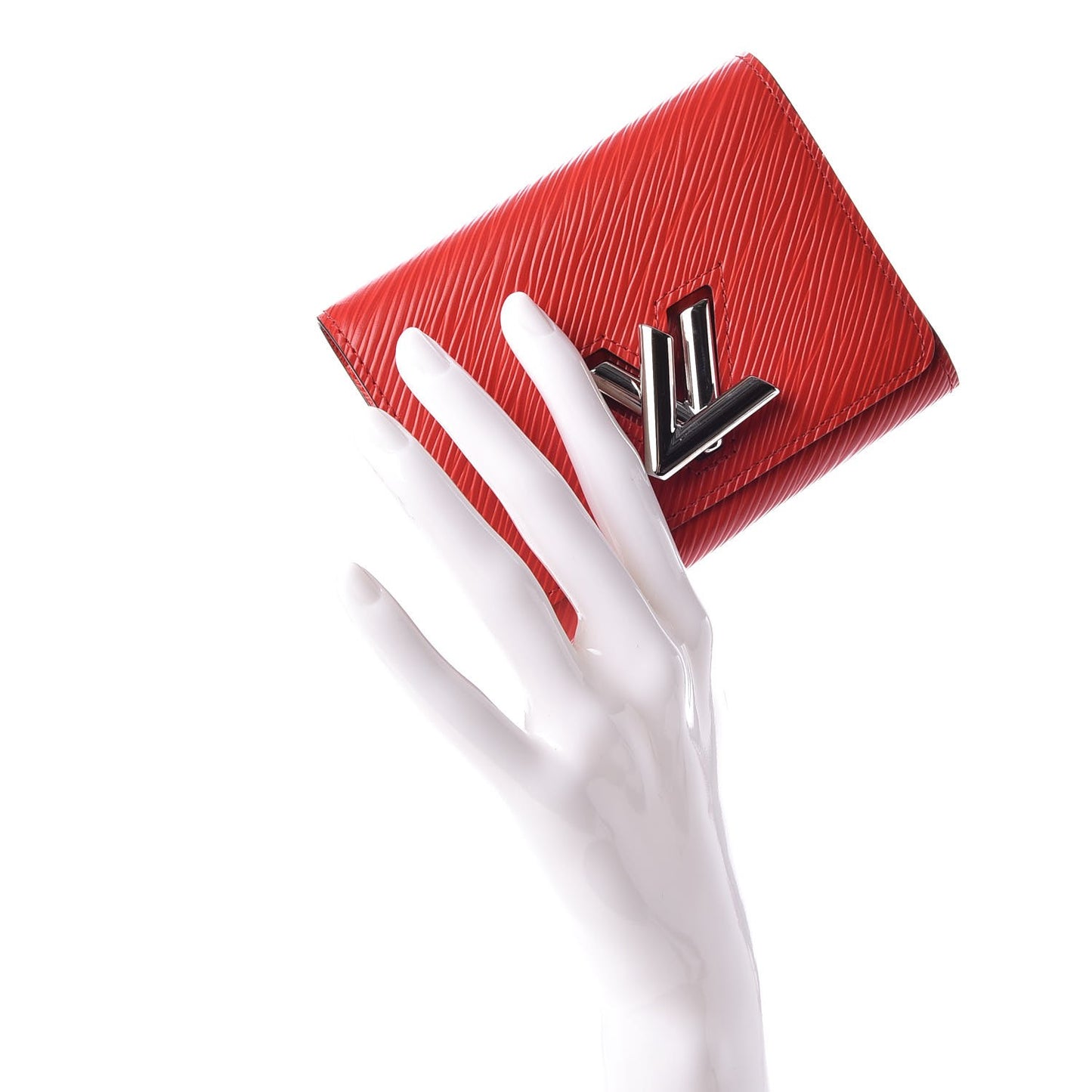 Epi Twist Compact Wallet Red