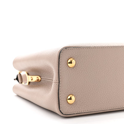 Louis Vuitton Taurillon Capucines MM Galet 8 of 9