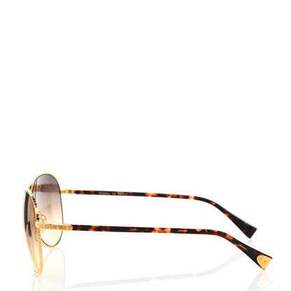 Louis Vuitton Conspiration Pilote Sunglasses Z0164U Gold 3 of 8