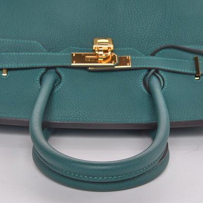 Hermes Togo Birkin 35 Malachite 28 of 31