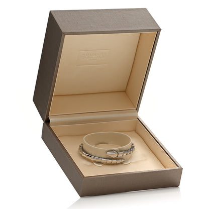 Bulgari 18K White Gold Serpenti Viper Bracelet 15 4 of 4