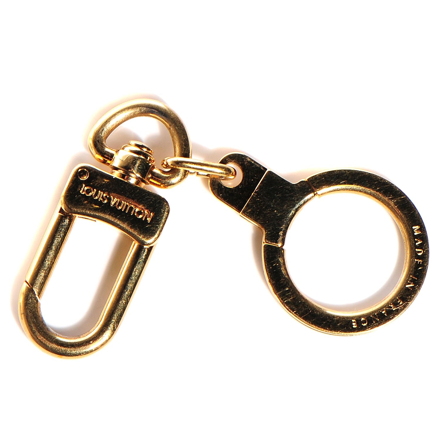Louis Vuitton Pochette Extender Key Ring Gold 1 of 3