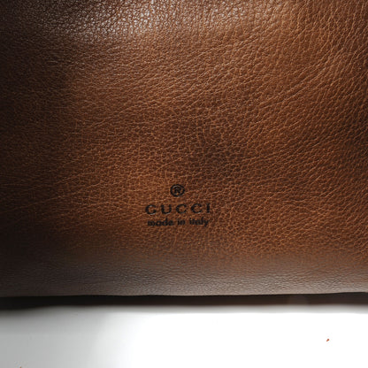 Gucci Calfskin Large Harness Hobo Maple Brown 5 of 9