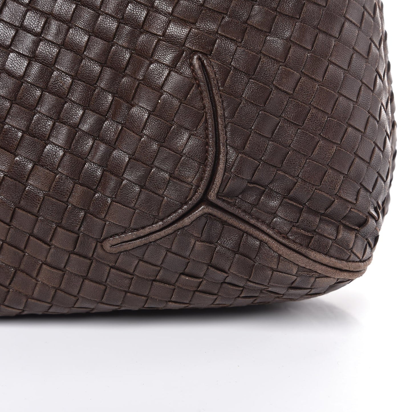 Nappa Intrecciato Ball Hobo Ebano