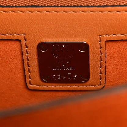 MCM Visetos Patricia Crossbody Bag Cognac 6 of 9