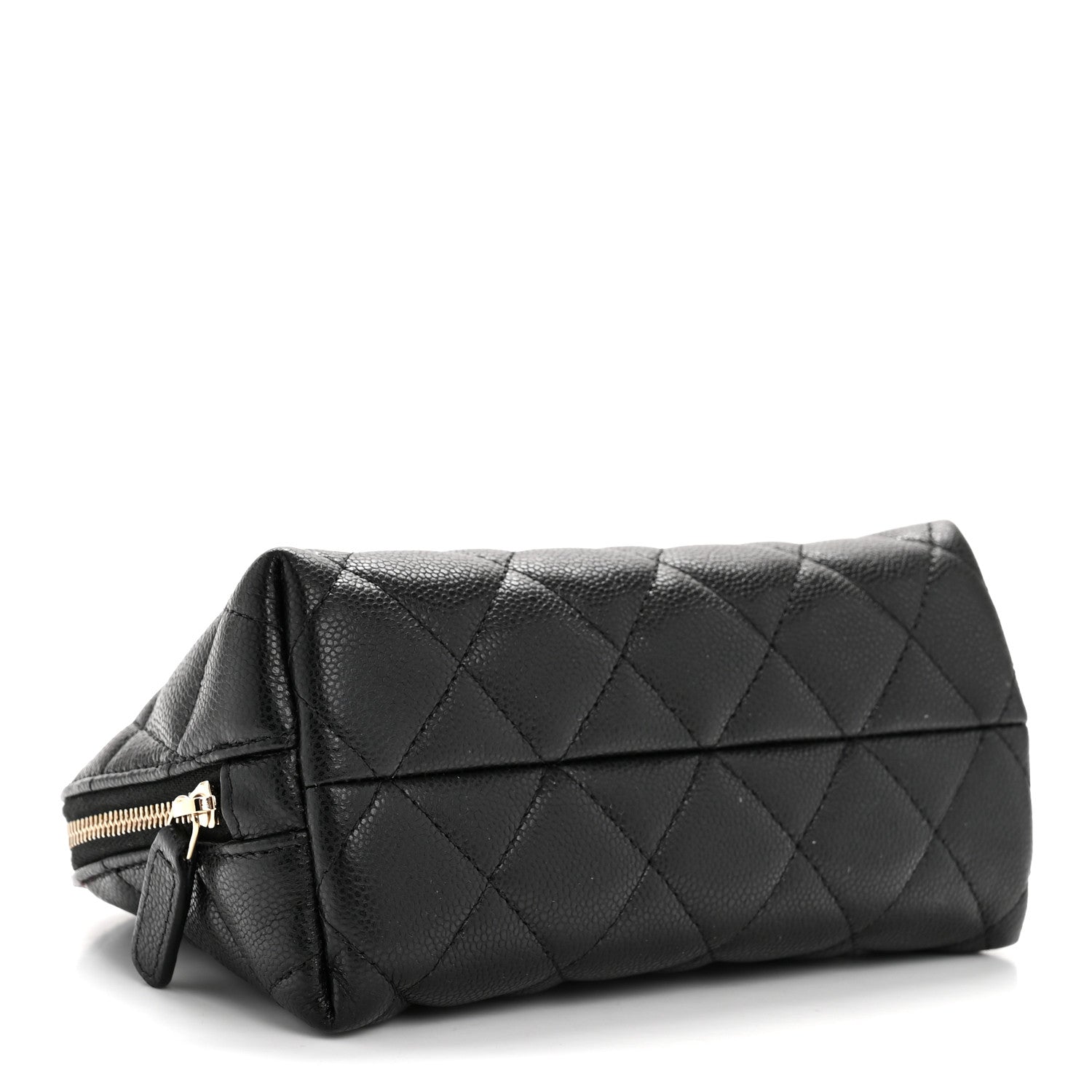 Chanel Caviar Quilted Cosmetic Case Black 4 of 8