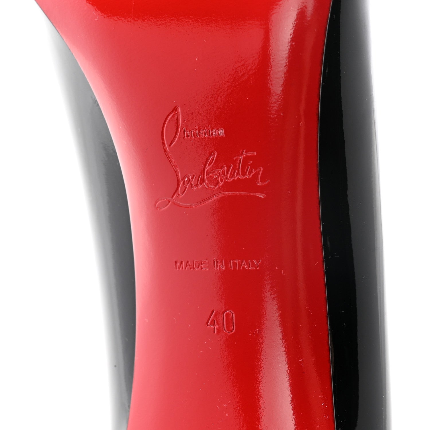 Christian Louboutin Patent Sporty Kate 85 Pumps 40 Black 7 of 7