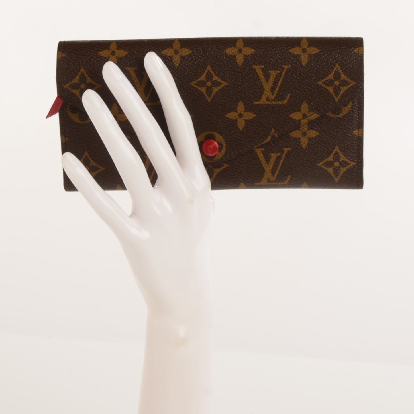 Monogram Josephine Wallet Red