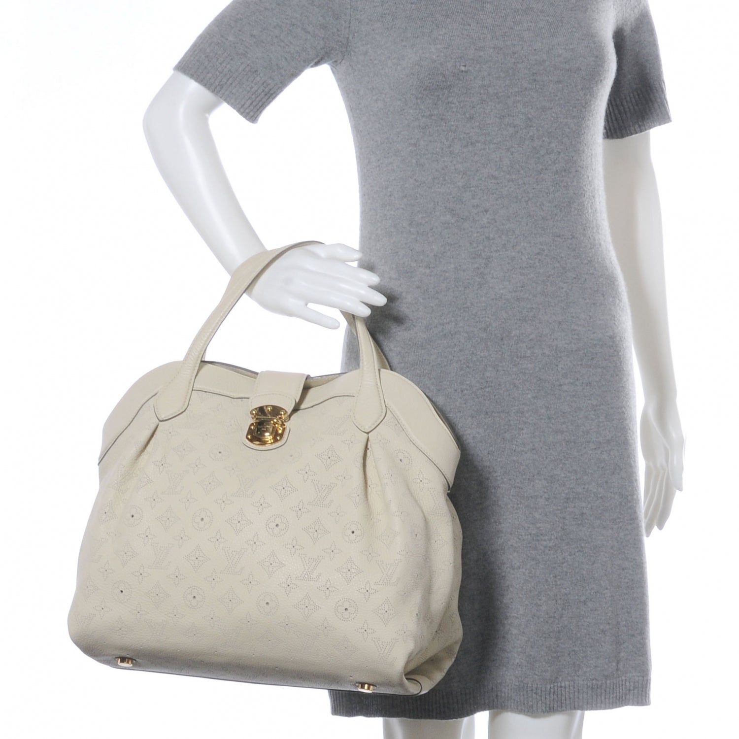 Louis Vuitton Mahina Cirrus MM Ivory 2 of 7