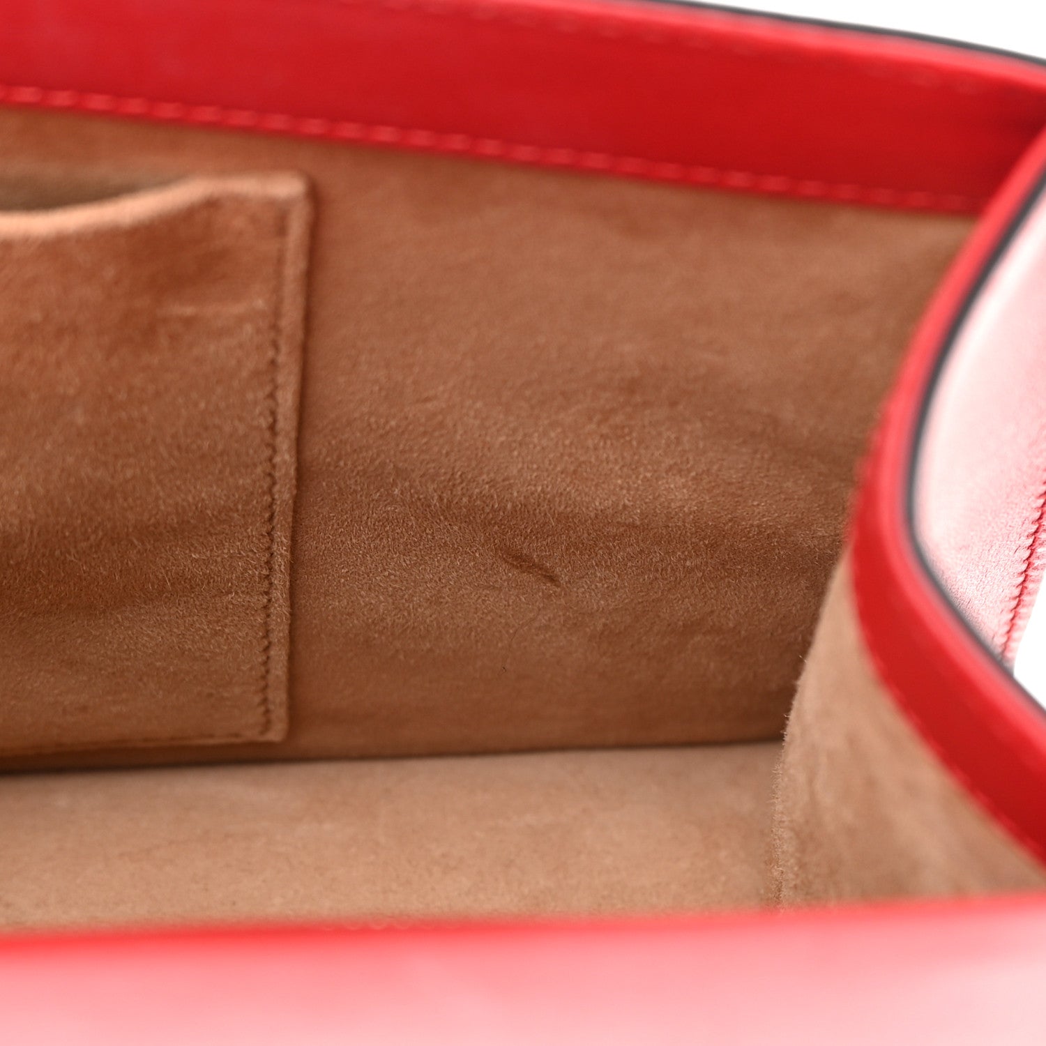 Gucci Calfskin Sylvie Top Handle Bag Hibiscus Red 11 of 20