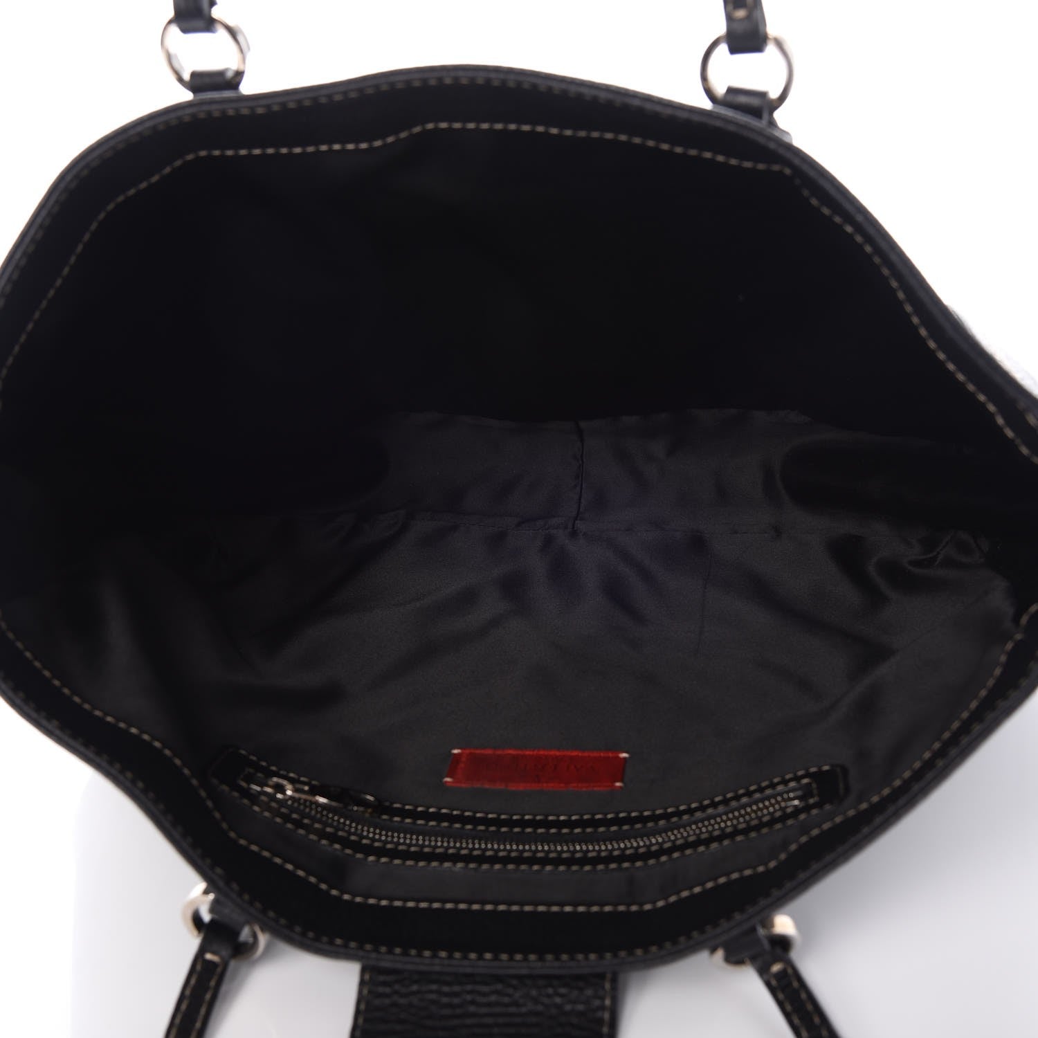 Valentino Garavani Grained Calfskin Tote Black 5 of 7