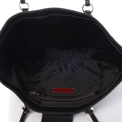 Valentino Garavani Grained Calfskin Tote Black 5 of 7
