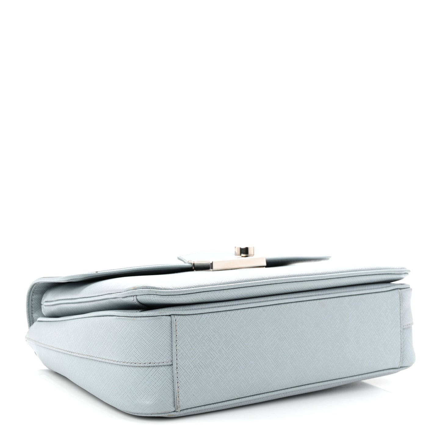 Saffiano Lux Sound Top Handle Light Blue
