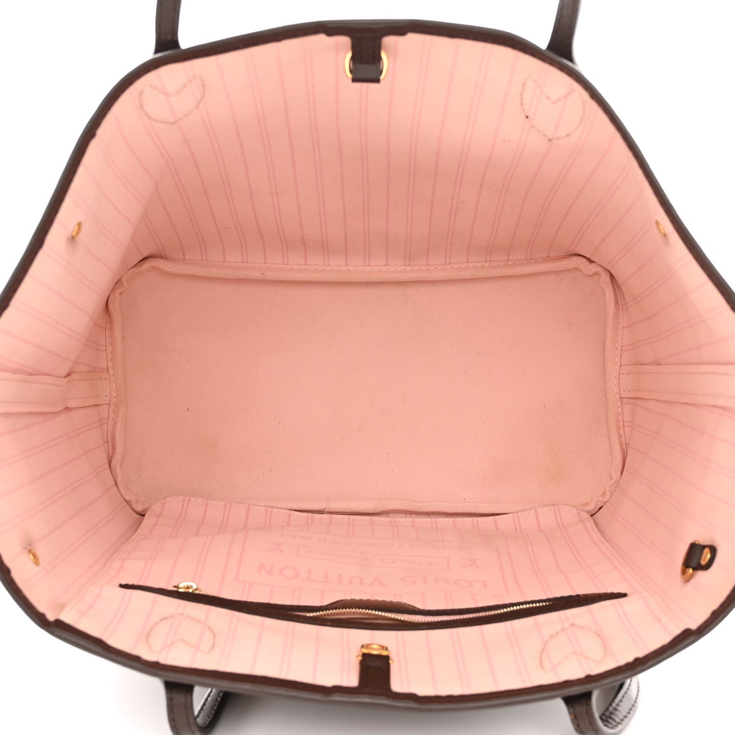 Damier Ebene Neo Neverfull MM Rose Ballerine