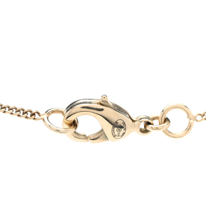 Chanel Baguette Crystal CC Necklace Light Gold 5 of 6