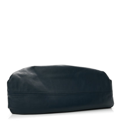 Bottega Veneta Smooth Butter Calf The Pouch Oversized Clutch Deep Blue 4 of 10